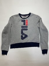 FILA Youth Crewneck Fleece Sweatshirt Size L
