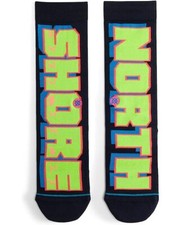 Stance Men's L 9-13 North Shore Hawaii So Haole Casual Socks HI Crew Infiknit