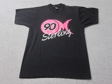 Vintage 90 Sterling Shirt Single Stitch Mens Large Made In USA Screen Stars