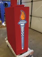 24" X 6" Standard Oil Company Gas Vinyl Decal Lubester Sides Oil Pump Lubster