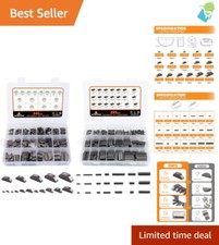 Comprehensive 37 Size Key Assortment Kit - 530 Durable Carbon Steel Pieces