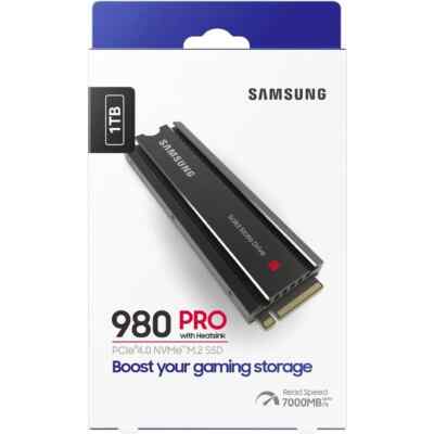 Samsung 980 PRO 1TB PCIe 4.0 NVMe M.2 2280 SSD MZ-V8P1T0CW New Sealed