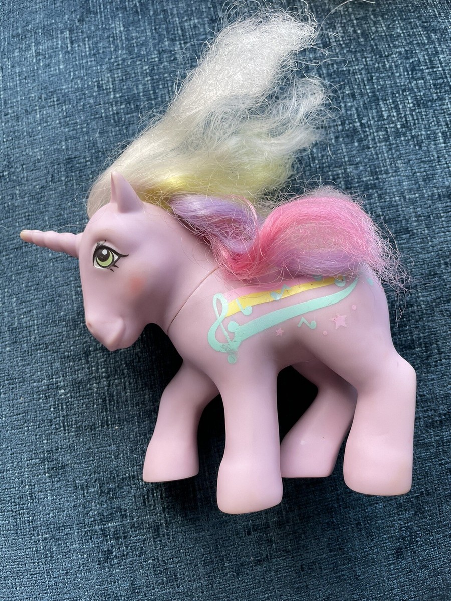 Vintage My Little Pony G1 1985 Rainbow Curl Ponies Notes Unicorn