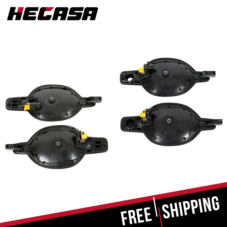 Outside Exterior Door Handle Black Textured For 2004-2011 Mitsubishi Endeavor - Image 2 of 4