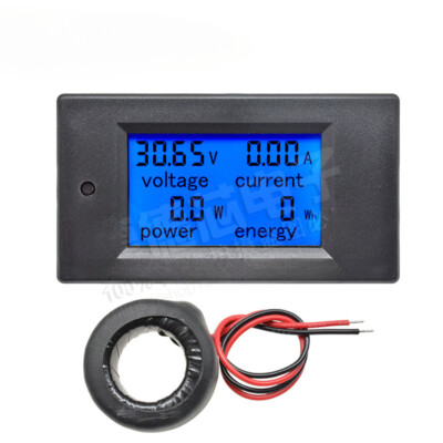 Digital Multifunction Voltage Current Power Meter Power Display AC80-260V