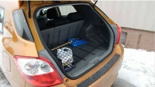 Red de carga organizadora de malla estilo sobre maletero trasero para Pontiac Vibe 2009-2010 Foto 2 de 4