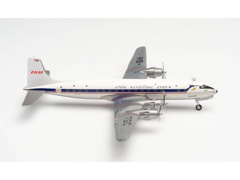 HERPA 1/200 THAI AIRWAYS INTERNATIONAL DOUGLAS DC-6B