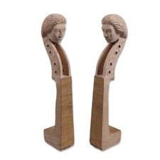 4 String Violin Neck 4/4 Beethoven Hand-Carved Maple Violin Replacement