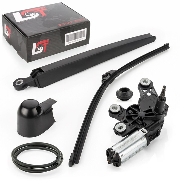 Scheibenwischer Heckwischer Set Wischermotor Wischblatt Dichtung FüR Vw T5 V-image