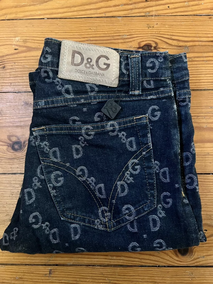 D&g jeans logo sales