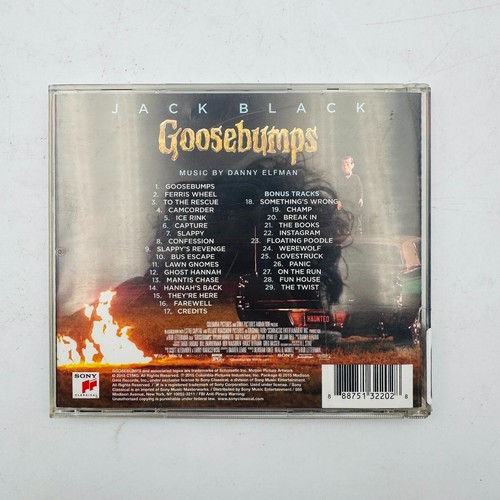 Goosebumps Motion Picture Soundtrack CD 2015 by Danny Elfman HTF - Foto 5 di 6