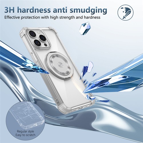 For iPhone 16 15 14 13 12 Pro Max Plus Shockproof Magnetic Case Ring Stand Cover - Picture 74 of 78