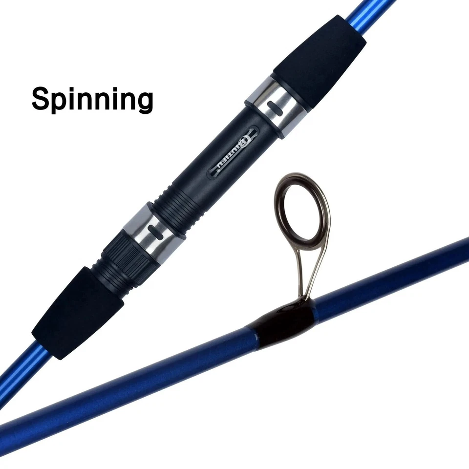 Baitcasting Spinning Travel Carbono 4/5 Sección Cañas de Pescar Fundición Reino Unido Foto 4 de 4