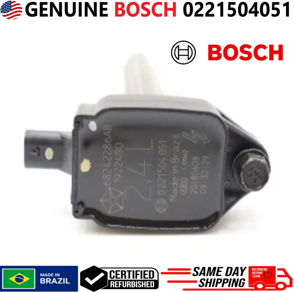 Bobinas de encendido originales Bosch para Chrysler Dodge Jeep RAM 2014-2020 0221504051 Foto 2 de 4