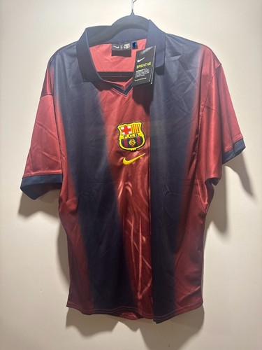 2001 Barcelona Travis Scott Home Jersey Retro Cactus Jack Skeleton Oversized XL