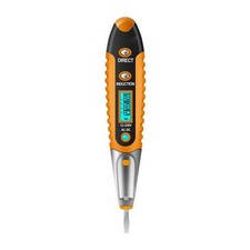 AC/DC LCD Electric Test Pen Voltage Digital Detector Tester Tool w/ LED Lighting