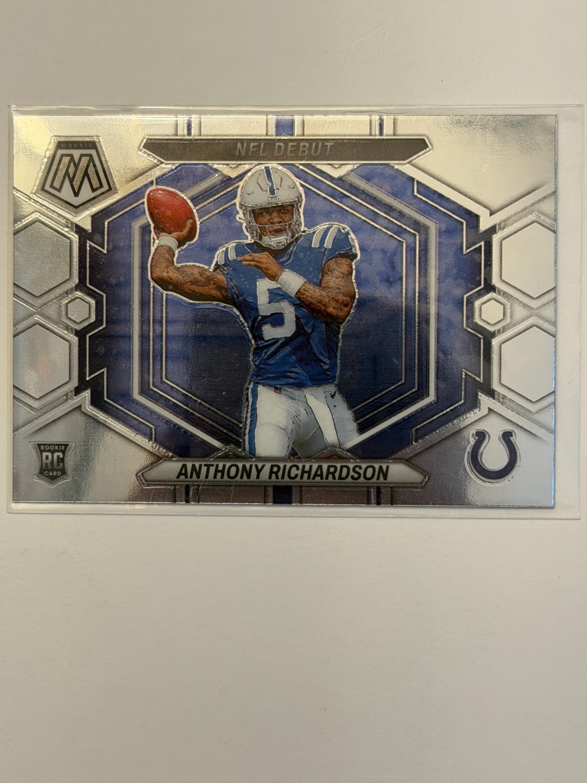 2023 Panini Mosaic - NFL Debut Anthony Richardson #ND-5 Silver Prizm (RC)
