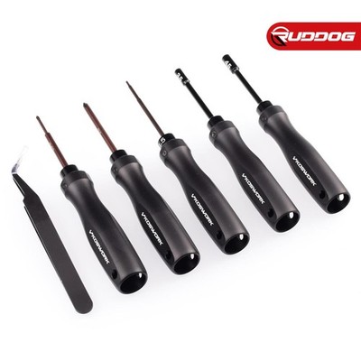 Koswork Mini-Z Mini Car Tool Set (6pcs) (Alum Tri Handle) / KOS13252-MINI6