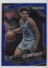 2024-25 Panini Prizm Black Blue Ice Prizm 33/125 KJ Simpson Jr #207 db5