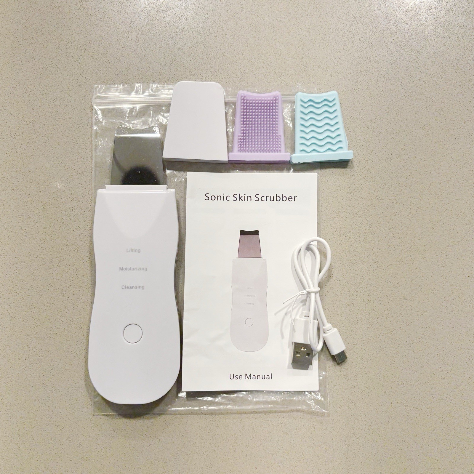 Sonic Facial Cleanser Exfoliate Blackheads Deep Cleansing Pore Cleaner Device