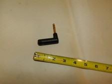 1/4-inch TRS Stereo Female to Male Right-Angle Adapter Gold-Plated