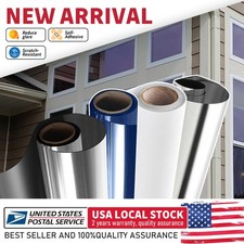 One Way Mirror Tint Window Film Privacy Protect UV Reflective Sun Block For Home