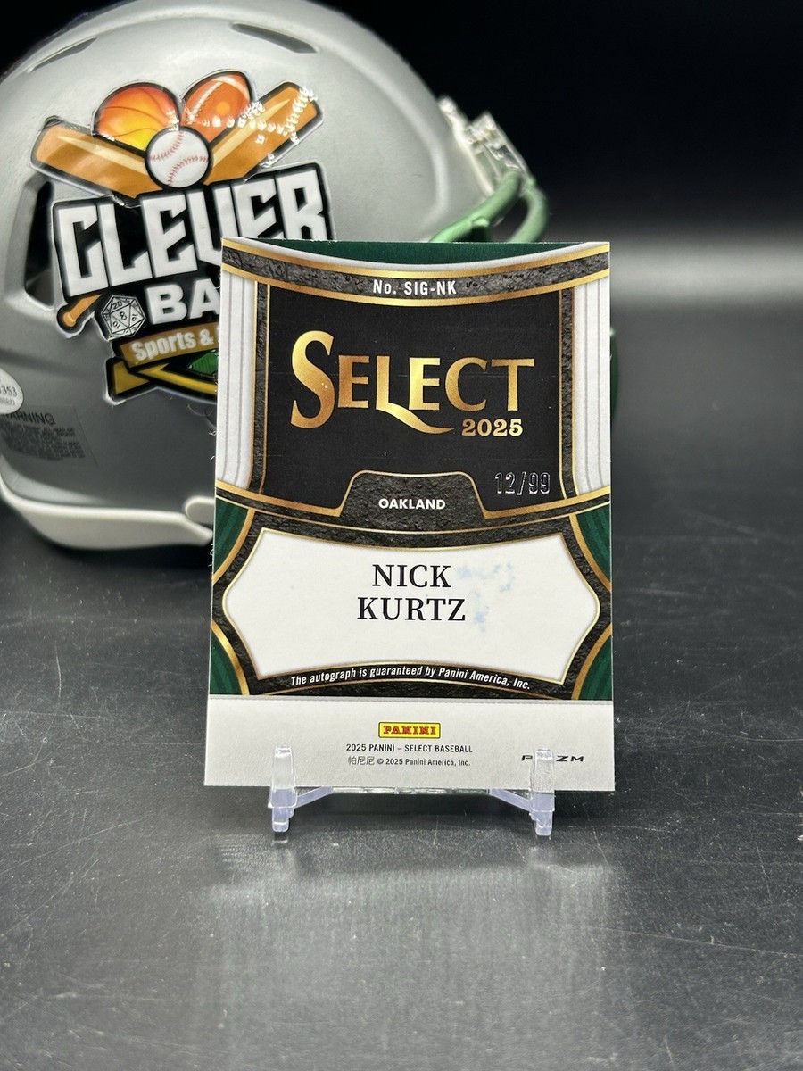 Nick Kurtz Rookie 2025 Select Signatures Auto Red Prizms /99 #SIG