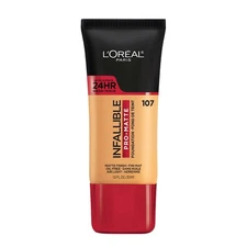 L'Oreal Paris Infallible Pro-Matte Foundation - 107 Fresh Beige - 1.0 fl oz