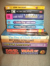 Vintage Science Fiction 10 BOOKS LOT  MIXED PB +HC - (SEE LIST)  GOOD CONDITION!