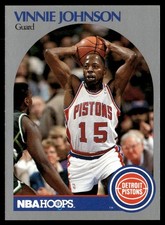 1990-91 Hoops Vinnie Johnson Detroit Pistons #107
