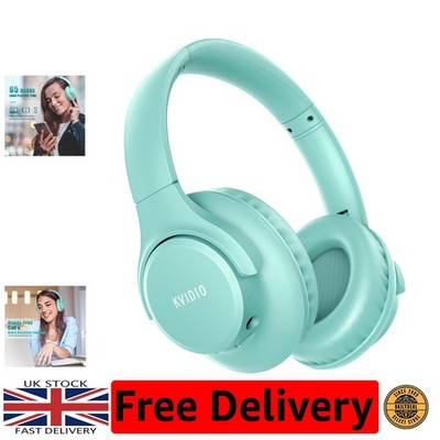 Faltbare leichte HiFi Stereo Bluetooth Kopfhörer - 65 Stunden Spielzeit, grün