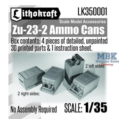 Lithokraft LK350001 Zu-23-2 Ammo Cans
