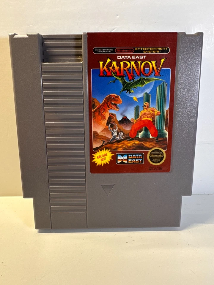 Karnov (Nintendo NES, 1988) Fantastic Labels Tested Authentic. - Image 2 of 4