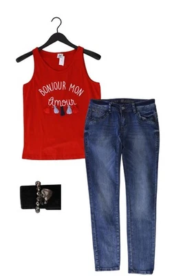 Tenue mode femme taille M avec débardeur en taille M et bracelet - Photo 1/4