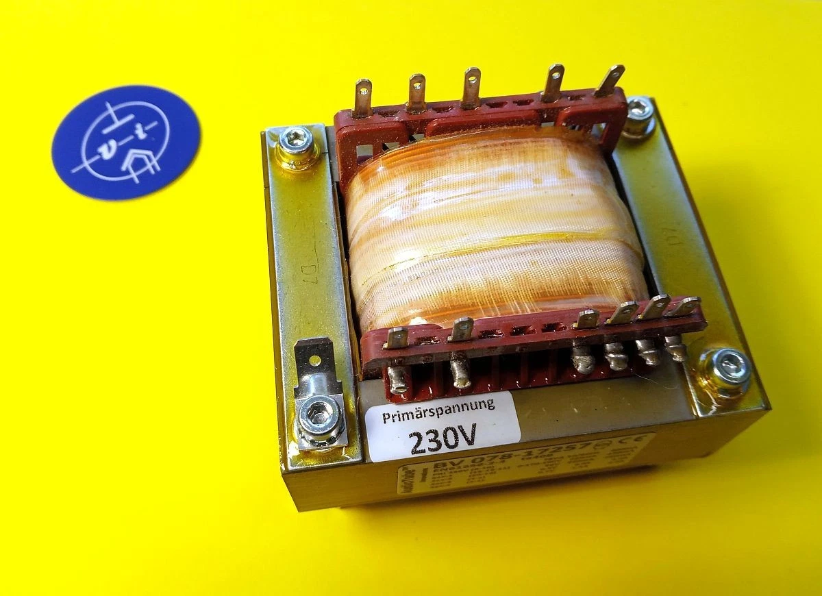 OnlineStore. Netztrafo 138 VA Pri: 230V Sek: 250V 250V 6,3V