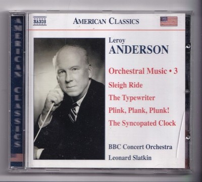 (MB329) Leonard Slatkin, Leroy Anderson: Orchestral Music 3 - 2008 CD