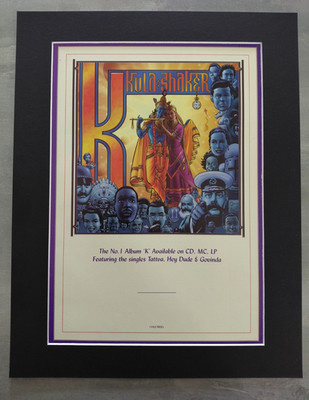 Kula Shaker K Promo Original Album Advert Mounted 14x11 Inches