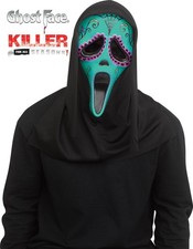 Day of the Dead GhostFace Turquoise Scream Mask Fun World In Stock