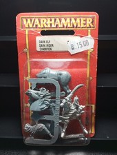 WARHAMMER DARK ELVES (ELF) Dark Rider Champion/Dunkelelfen Schwarzer Reiter 1997