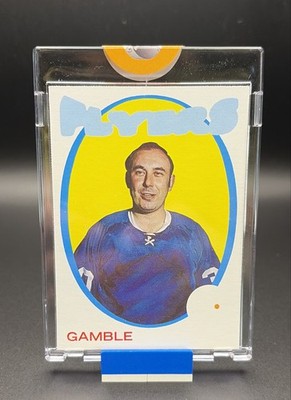 1971-72 Topps - Bruce Gamble #104 - Proof Card (Topps Vault)