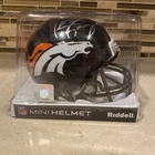 Peyton Manning Signed Mini Helmet Denver Broncos Steiner COA