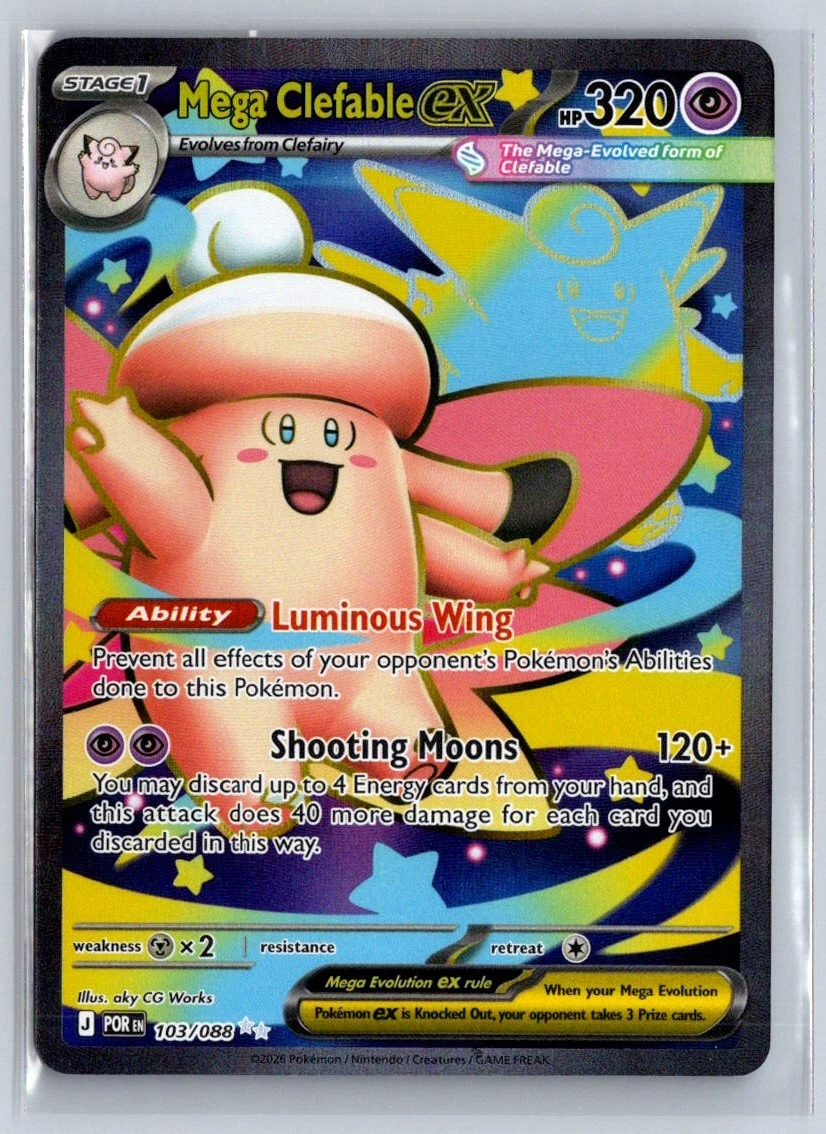 Clefable ex Pokémon TCG Cards for sale | eBay