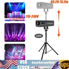 230W 6 Color LED Spotlight Follow Stage Light Disco DJ Show Party Lighting DMX