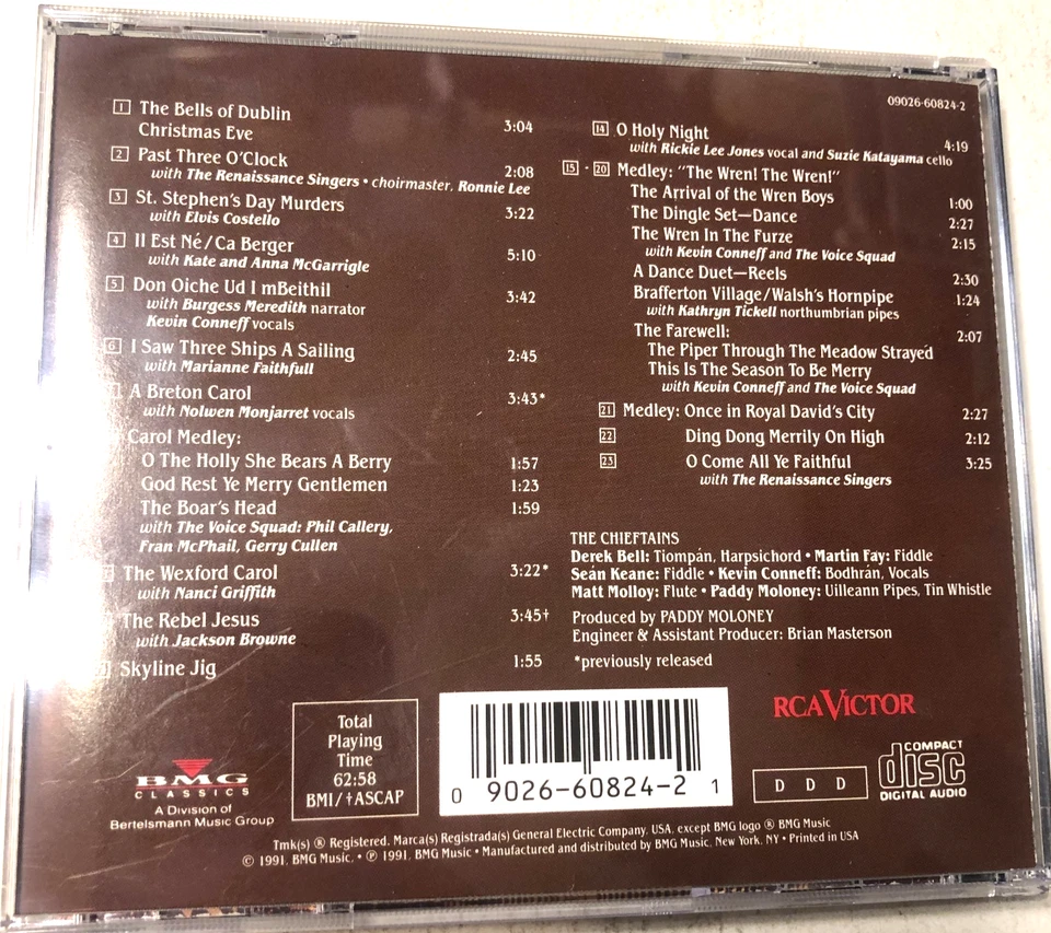 Chieftains   10x Cd Lot  8 Chieftains & 2 Celtic Bells of Dublin An Irish Eveni - Image 4 of 4