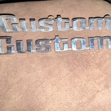 Chrome Custom Ford Series Truck Emblems 1973-1979 Chrome Custom Ford Series Truck Emblems 1973-1979