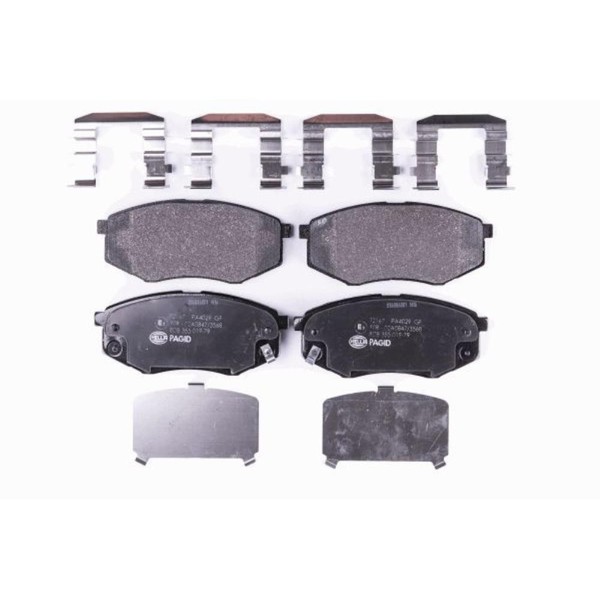 Hella BremsbeläGe Bremsbelegsatz Vorne FüR Hyundai IX20 Sonata VI KIA Soul II-image