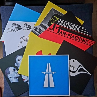Kraftwerk Catalogue CD Box Kling Klang **ohne 8 CD** 8 Booklets plus Box Katalog