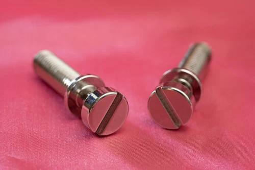 Vintage Spec NOS Nickel Plated Tailpiece Studs