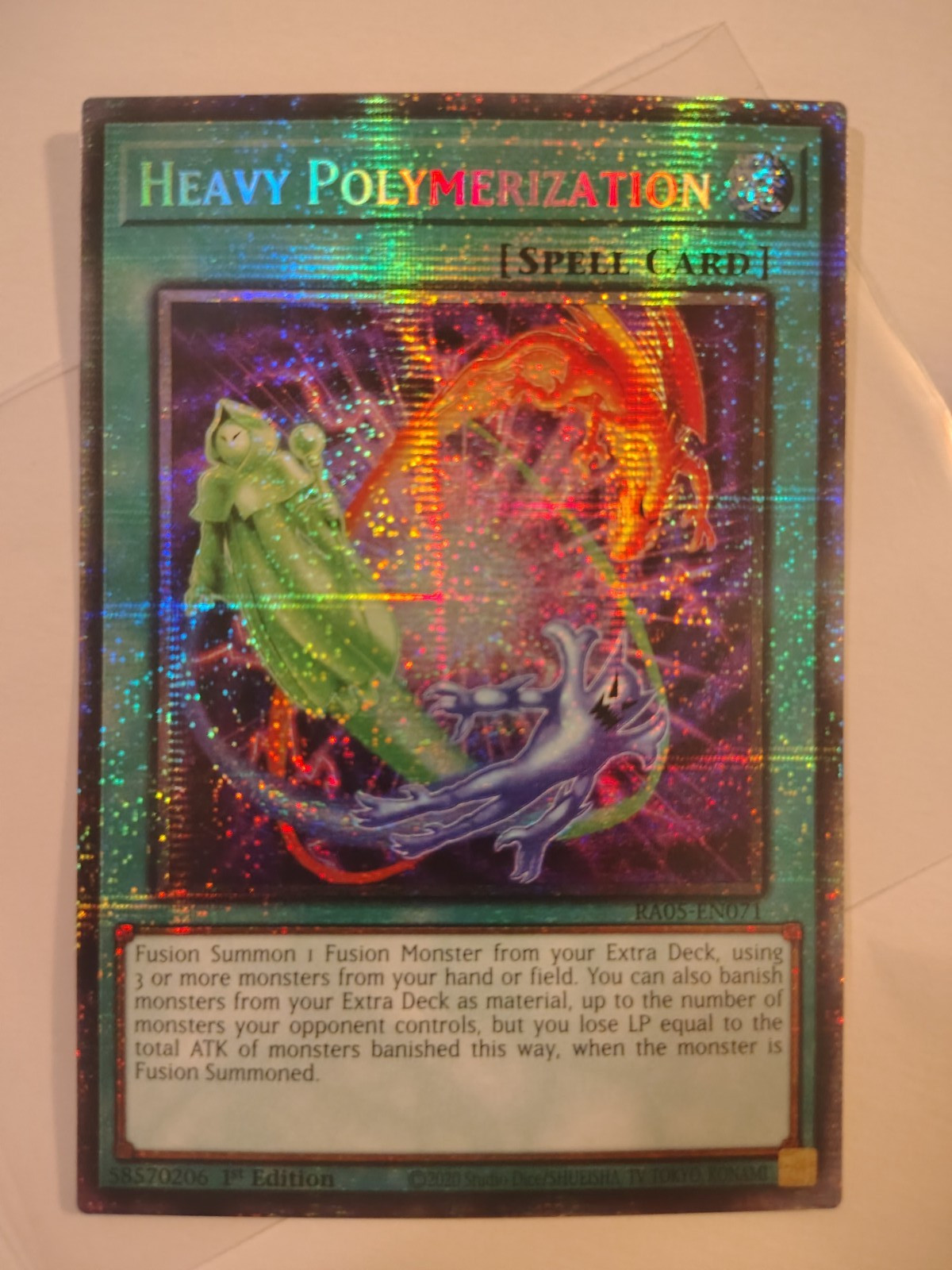 Heavy Polymerization (Starlight Rare) RA05-EN071 Rarity Collection 5 1st Edition