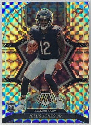 2022 Panini Mosaic Velus Jones Jr. #337 Mosaic Prizm Chicago Bears NFL
